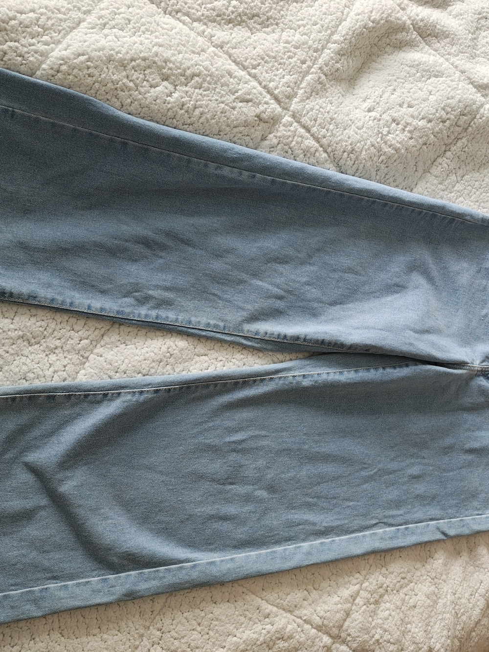 Levi's Light Blue High-Rise Wide Leg Jeans - Picture 8 of 15